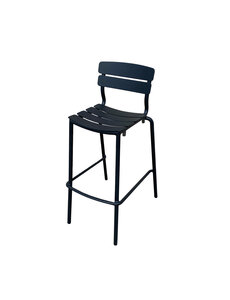 Veba Shade - Stapelbare barstoel | Zwart | 50x64x112(H)cm | 150518