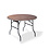 Veba Cody - Inklapbare event tafel rond Ø 152 cm | Zwart/Hout | 152x152x76(H)cm | 20152