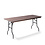 Veba Zane - Inklapbare event tafel rechthoekig 183x76 cm | Zwart/Hout | 183x76x76(H)cm | 21183