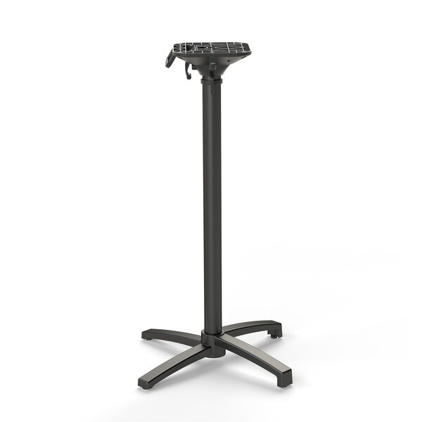 Veba X Cross - Inklapbaar tafelonderstel hoog | Zwart | 67x67x108(H)cm | 11103