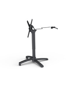 Veba X Cross - Pneumatisch verstelbaar tafelonderstel | Zwart | 67x67x72/107(H)cm | 11010