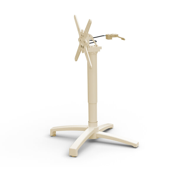 Veba X Cross - Pneumatisch verstelbaar tafelonderstel | Zand | 67x67x72/107(H)cm | 11015
