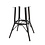 Veba Latin - Tafelonderstel laag | Donker Bruin | 48x48x71.5(H)cm | 128581