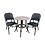 Veba Latin - Tafelonderstel laag | Donker Bruin | 48x48x71.5(H)cm | 128581