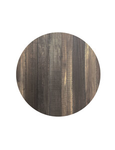 Veba HPL Tafelblad Ø 120 cm | Tropical Hout | 120x120x1.2(H)cm | 12120