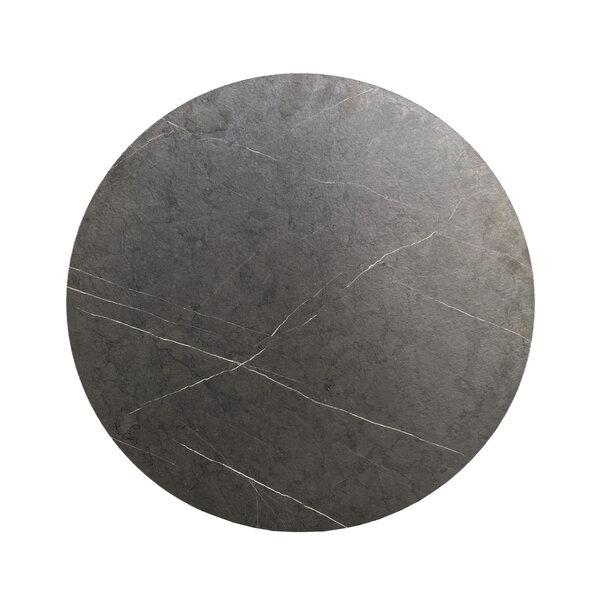 Veba HPL Tafelblad Ø 120 cm | Midnight Marble | 120x120x1.2(H)cm | 16120
