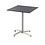 Veba X Cross - Terrastafel met zand onderstel + Zwart HPL Tafelblad 70x70 cm | Zand + Zwart | 70x70x74(H)cm | 110091077