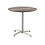 Veba X Cross - Terrastafel met zand onderstel + Tropical Hout HPL Tafelblad Ø70 cm | Zand + Tropical Hout | 70x70x74(H)cm | 110091270