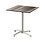 Veba X Cross - Terrastafel met zand onderstel + Tropical Hout HPL Tafelblad 70x70 cm | Zand + Tropical Hout | 70x70x74(H)cm | 110091277
