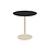 Veba Urban - Terrastafel met zand onderstel + Zwart HPL Tafelblad Ø70 cm | Zand + Zwart | 70x70x73.2(H)cm | 130031070