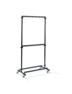 Veba Nordic - Garderobe rek klein - met 48 haken - 100x60x200 cm | Hammerite silver | 100x60x200(H)cm | C10005