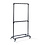 Veba Nordic - Garderobe rek klein - met 48 haken - 100x60x200 cm | Hammerite silver | 100x60x200(H)cm | C10005