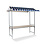 Veba Maastricht - Professionele marktkraam 200x151x232 cm | Blauw/Wit | 200x151x232(H)cm | MSR10205B