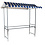 Veba Maastricht - Professionele marktkraam 200x151x232 cm | Blauw/Wit | 200x151x232(H)cm | MSR10205B