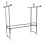 Veba Maastricht - Professionele marktkraam 200x151x232 cm | Blauw/Wit | 200x151x232(H)cm | MSR10205B