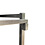 Veba Trolley Crossback/Napoleon/Tiffany - voor maximaal 27 stoelen | Hammerite Silver | 160x83x149(H)cm | T91900