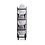 Veba Trolley Keeve zitting zonder armleuning - voor 60 stuks | Hammerite | 120.5x53.5x195(H)cm | T92010