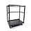 Veba Trolley voor Statafels - klein | Hammerite Silver | 95x63x120(H)cm | T90110