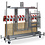 Veba Trolley voor marktkramen - gemaakt van gegalvaniseerd staal - voor 5 stuks | Hammerite | 241.5x72x198(H)cm | T91500
