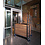 Veba Trolley voor rechthoekige klaptafels - verstelbaar | Hammerite Silver | 126-208x84-100x168(H)cm | T90700