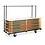 Veba Trolley Biersets - regular - voor 10 stuks | Hammerite Silver | 230x59-89x170(H)cm | T90800