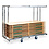 Veba Trolley Biersets - professional - voor 10 stuks | Silver | 231.5x59-89x180.5(H)cm | T90810