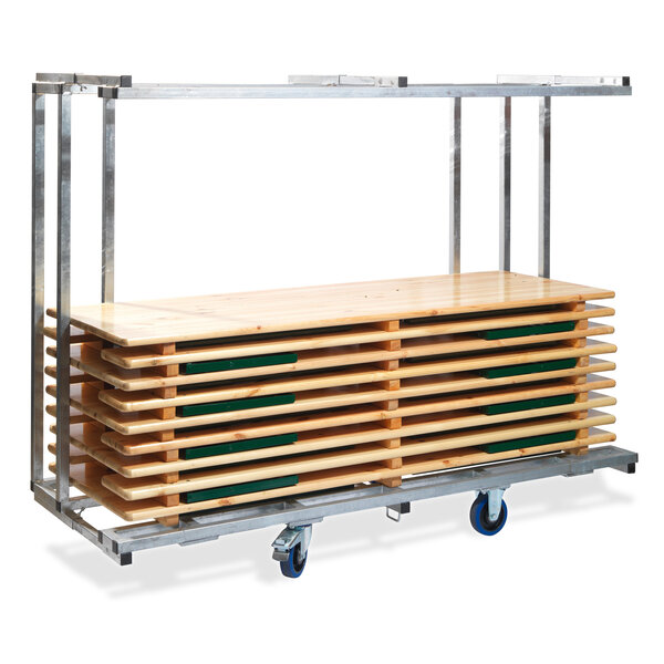 Veba Trolley Biersets - professional - voor 10 stuks | Silver | 231.5x59-89x180.5(H)cm | T90810
