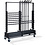Veba Trolley voor 10 complete garderobe rekken - groot | Hammerite Silver | 186x60.5x201(H)cm | T91800