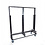 Veba Trolley voor 10 complete garderobe rekken - groot | Hammerite Silver | 186x60.5x201(H)cm | T91800
