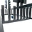 Veba Trolley voor 10 complete garderobe rekken - groot | Hammerite Silver | 186x60.5x201(H)cm | T91800