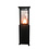 Veba Zarco - Verrijdbare terrasheater | Zwart | 45x156x45(H)cm | 161511