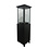 Veba Zarco - Verrijdbare terrasheater | Zwart | 45x156x45(H)cm | 161511