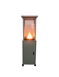 Veba Zarco - Verrijdbare terrasheater | Zand | 45x156x45(H)cm | 161591