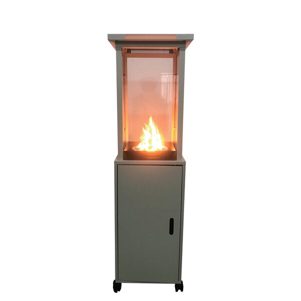 Veba Zarco - Verrijdbare terrasheater | Zand | 45x156x45(H)cm | 161591