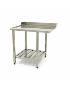 Maxima Spoeltafel met onderschap voor vaatwasser links | L70 x D75 cm.