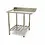 Maxima Maxima Spoeltafel met onderschap voor vaatwasser links | L70 x D75 cm.