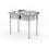 Hendi Tafel met 2 spoelbakken – met bouten | HENDI | Kitchen Line | 1000x600x(H)850mm