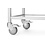 Hendi Serveerwagen | gelast | HENDI | Profi Line | 865x565x(H)950mm