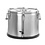 Hendi Geïsoleerde draagbare container – met kraan | HENDI | Profi Line | 50L | Zilver | ⌀480x(H)380mm