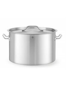 Hendi Kookpan middel - met deksel | HENDI | Budget Line | 32L | ⌀400x(H)260mm