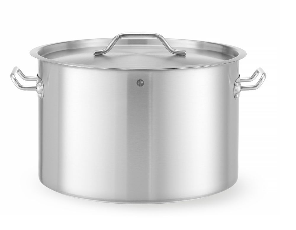 Hendi Kookpan middel - met deksel | HENDI | Budget Line | 32L | ⌀400x(H)260mm