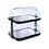 Hendi Koeldisplay met rolltop | dubbel | HENDI | Donkergrijs | 440x320x(H)440mm