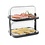 Hendi Koeldisplay met rolltop | dubbel | HENDI | Donkergrijs | 440x320x(H)440mm
