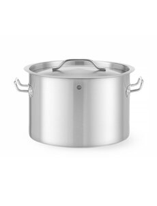 Hendi Kookpan middel - met deksel | HENDI | Budget Line | 23L | ⌀350x(H)240mm