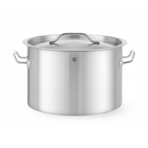 Hendi Kookpan middel - met deksel | HENDI | Budget Line | 23L | ⌀350x(H)240mm