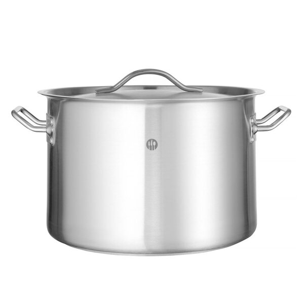 Hendi Kookpan middel - met deksel | HENDI | Budget Line | 14L | ⌀300x(H)200mm
