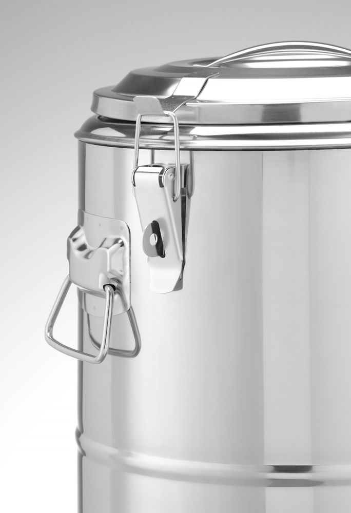 Hendi Geïsoleerde draagbare container | HENDI | Kitchen Line | 19L | Zilver | ⌀350x(H)400mm, foto 5 van 5