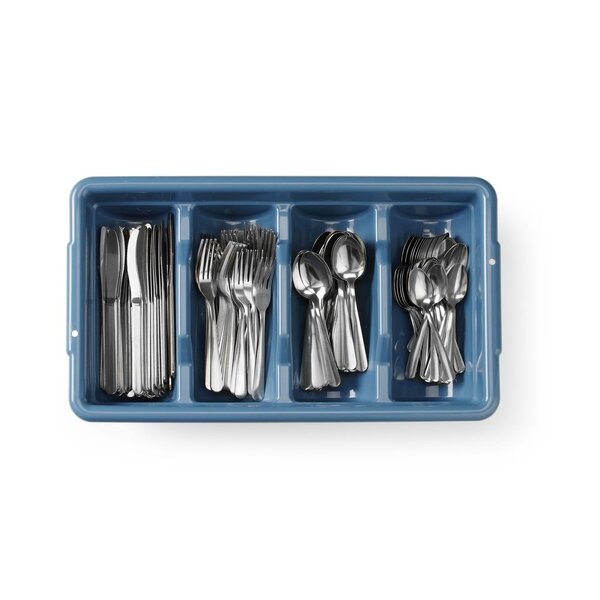 Hendi Bestekset met bestekbak | HENDI | Blauw | 525x300x(H)95mm | Rechthoekig