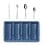Hendi Bestekset met bestekbak | HENDI | Blauw | 525x300x(H)95mm | Rechthoekig