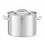 Hendi Kookpan middel - met deksel | HENDI | Budget Line | 9L | ⌀250x(H)180mm